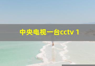 中央电视一台cctv 1